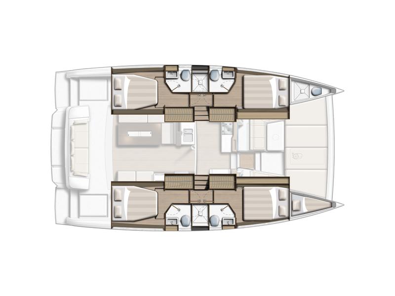 Book yachts online - catamaran - Bali 4.2 - Mamma Mia - rent