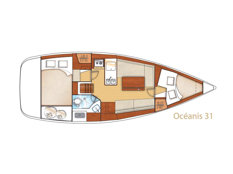 Book yachts online - sailboat - Oceanis 31 - Moody Blues - rent