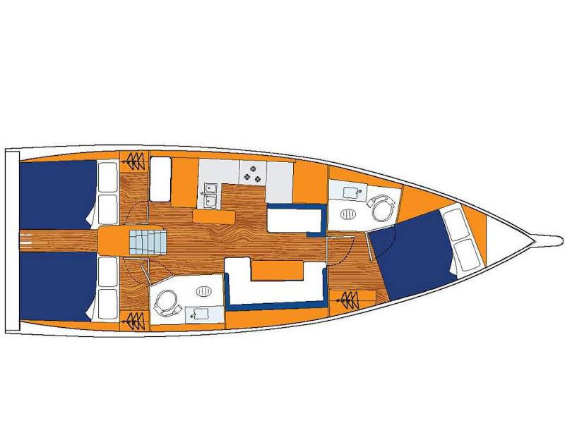 Book yachts online - sailboat - Sunsail 410 - Sunsail 410 (2020) - rent