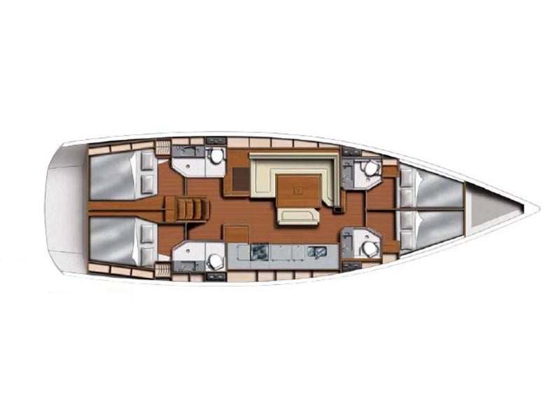 Book yachts online - sailboat - Sunsail 51 - Sunsail 51 (2018) - rent