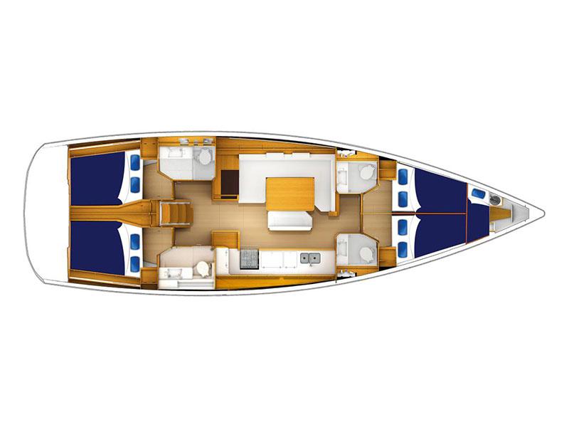 Book yachts online - sailboat - Moorings 51.4 - Moorings 51.4 (2018) - rent