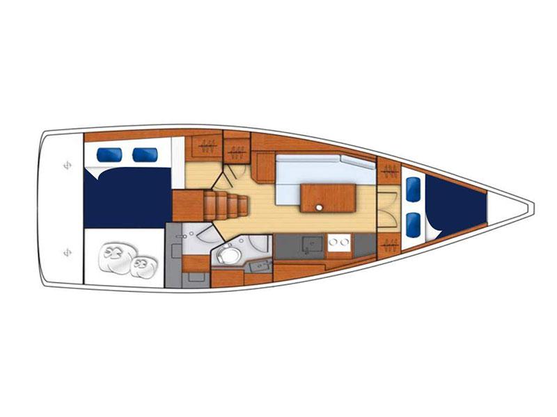 Book yachts online - sailboat - Moorings 352 - Moorings 352 (2019) - rent