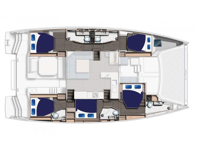 Book yachts online - catamaran - Moorings 5000-6 - Moorings 5000-6 (2022) - rent