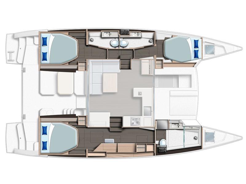 Book yachts online - catamaran - Moorings 4200/3/3 - Moorings 4200/3/3 (2023) - rent