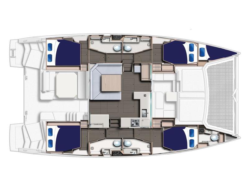 Book yachts online - catamaran - Moorings 4500L - Moorings 4500L (2022) - rent