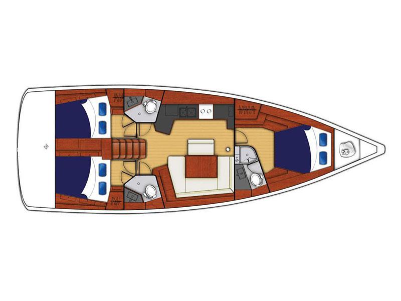 Book yachts online - sailboat - Moorings 453 - Moorings 453 (2016) - rent
