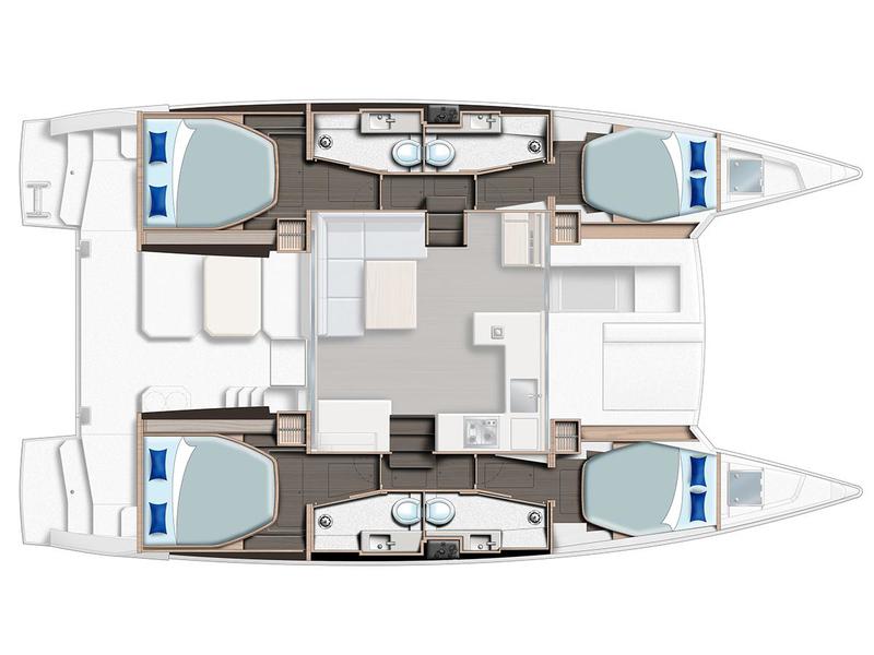 Book yachts online - catamaran - Moorings 4200/4 - Moorings 4200/4 (2023) - rent