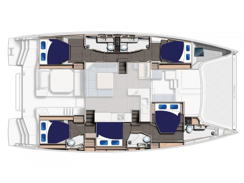 Book yachts online - catamaran - Moorings 5000-5 - Moorings 5000-5 (2020) - rent