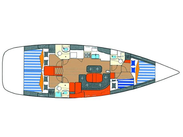 Book yachts online - sailboat - Oceanis 473 - O473-SANT - rent