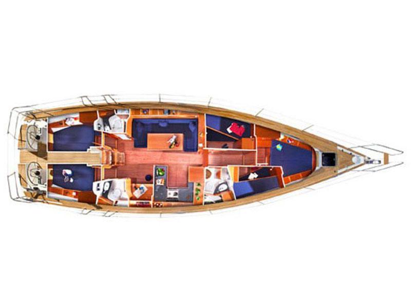 Book yachts online - sailboat - Bavaria 51 Cruiser - B51-09 - rent