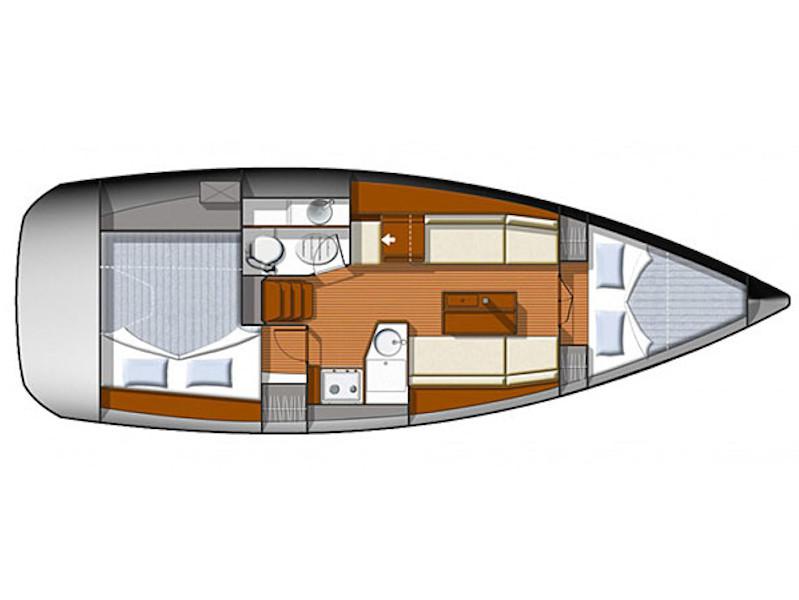 Book yachts online - sailboat - Sun Odyssey 33i - Ribellina - rent