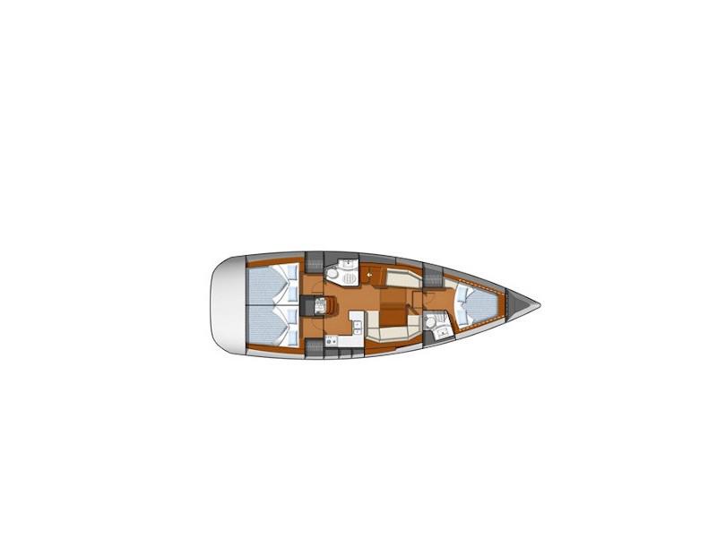 Book yachts online - sailboat - Sun Odyssey 42 i - Benoit - rent