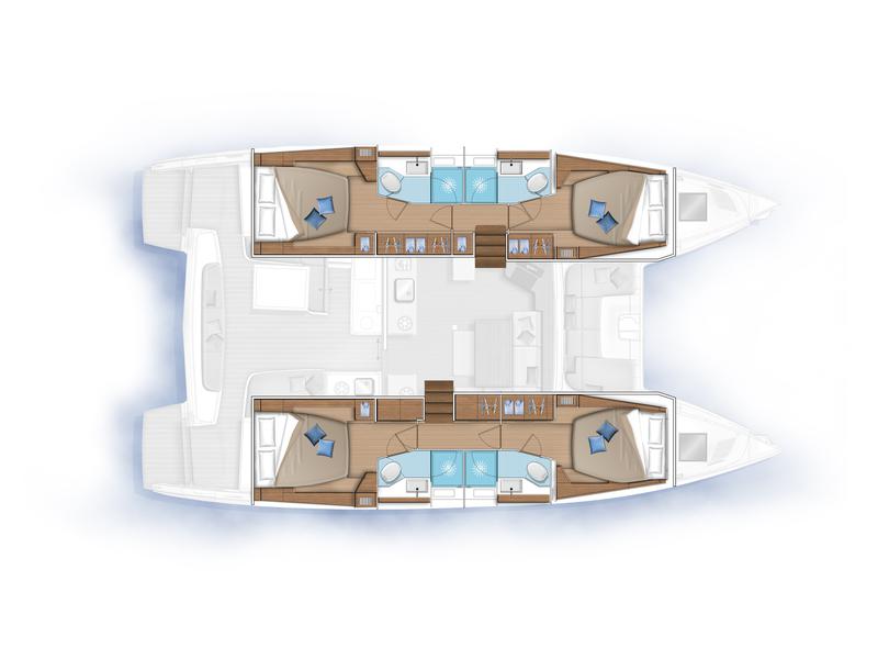 Book yachts online - catamaran - Lagoon 46/12 - 65342 - rent