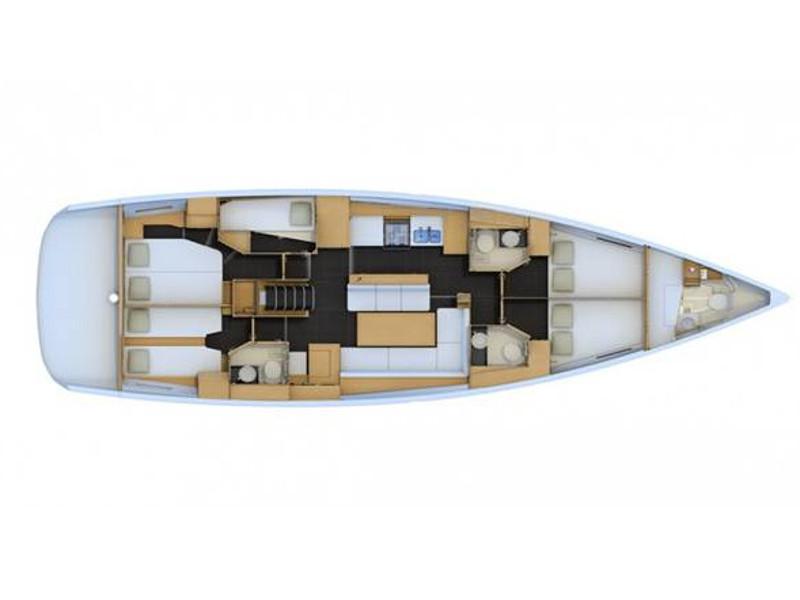 Book yachts online - sailboat - Jeanneau 54 - CELENA IV - rent