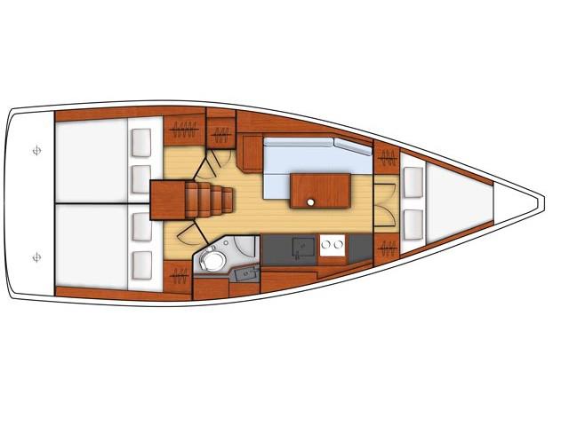 Book yachts online - sailboat - Oceanis 38.1 - La Rose - rent