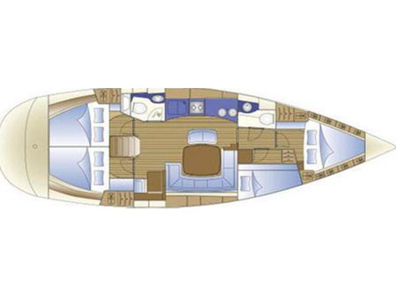 Book yachts online - sailboat - Bavaria 44 - Afrodita (sails 2013) - rent
