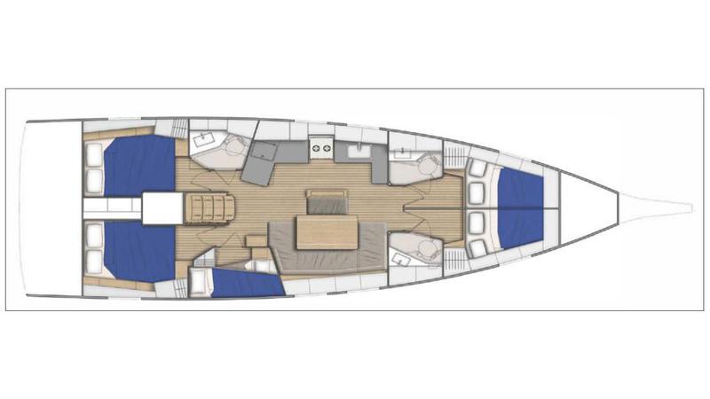 Book yachts online - sailboat - Oceanis 46.1 - Marbella (Pax 12)  - rent