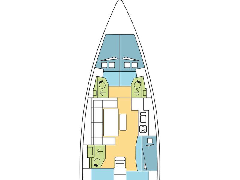 Book yachts online - sailboat - Dufour 460 - Nishane - rent