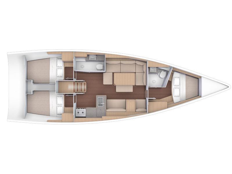 Book yachts online - sailboat - Dufour 412 Grand large - Hedoné - rent