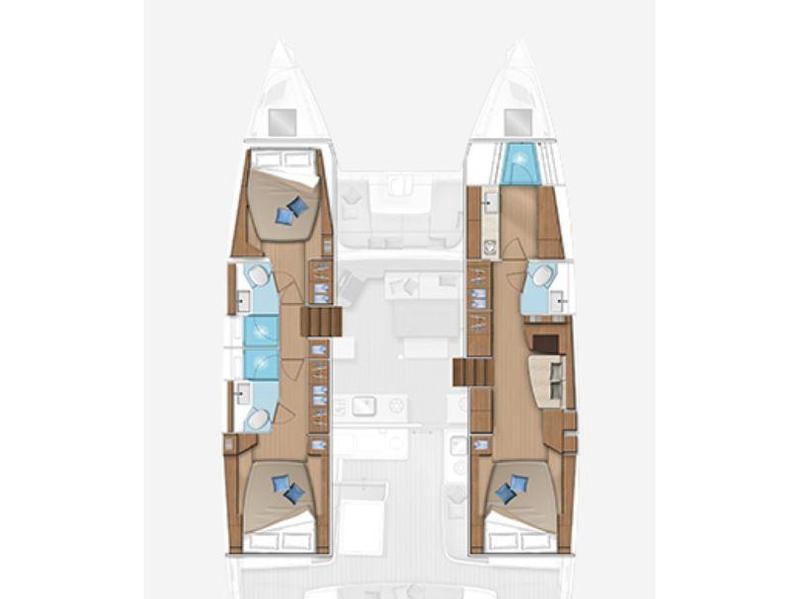 Book yachts online - catamaran - Lagoon 46 - UNCHARTED - rent