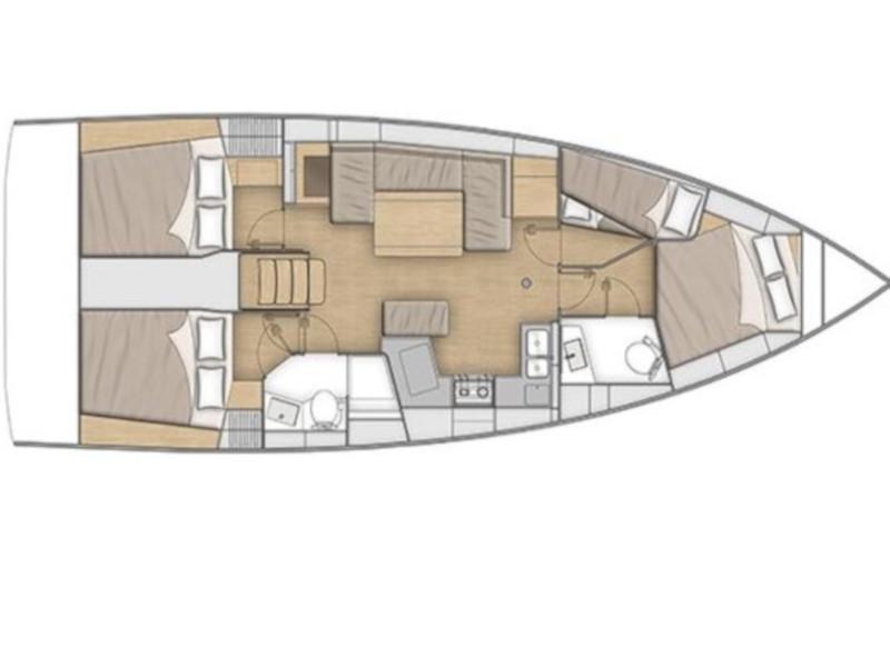 Book yachts online - sailboat - Oceanis 40.1 - Alma Libre VII - rent