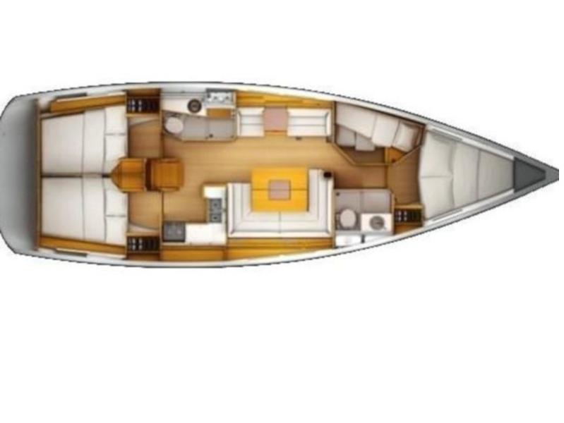 Book yachts online - sailboat - Sun Odyssey 439 - Sea and Sky - rent