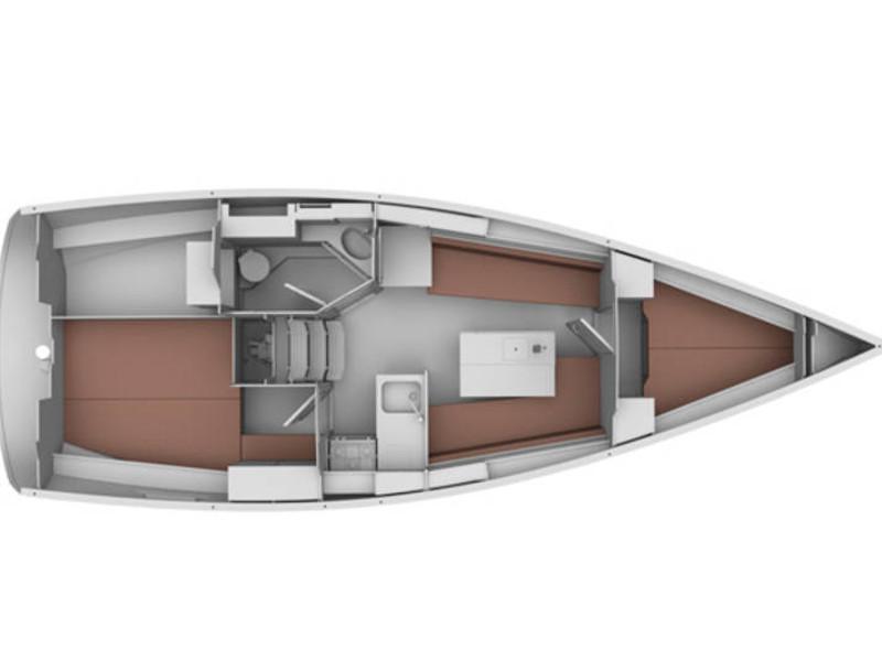 Book yachts online - sailboat - Bavaria Cruiser 32 - Waka Waka - rent