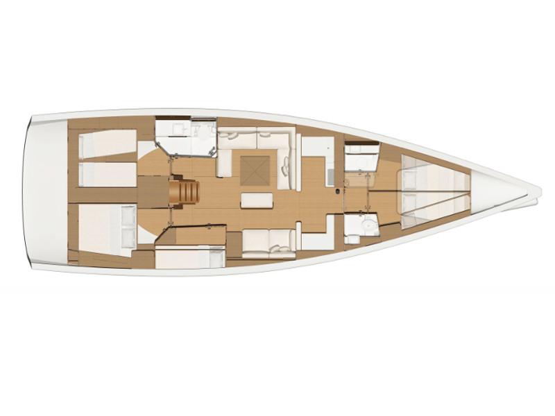 Book yachts online - sailboat - Dufour 520 Grand Large - Lateja - rent
