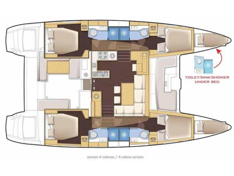 Book yachts online - catamaran - Lagoon 46 - Creo Two - rent