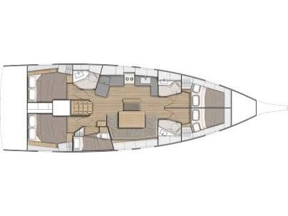 Book yachts online - sailboat - Oceanis 46.1 - Sia - rent