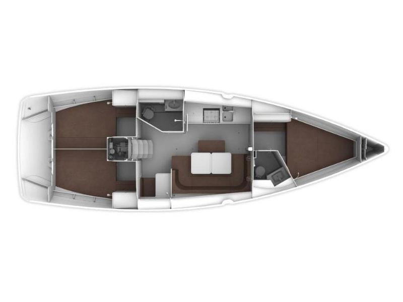 Book yachts online - sailboat - Bavaria Cruiser 41 - Panda III - rent