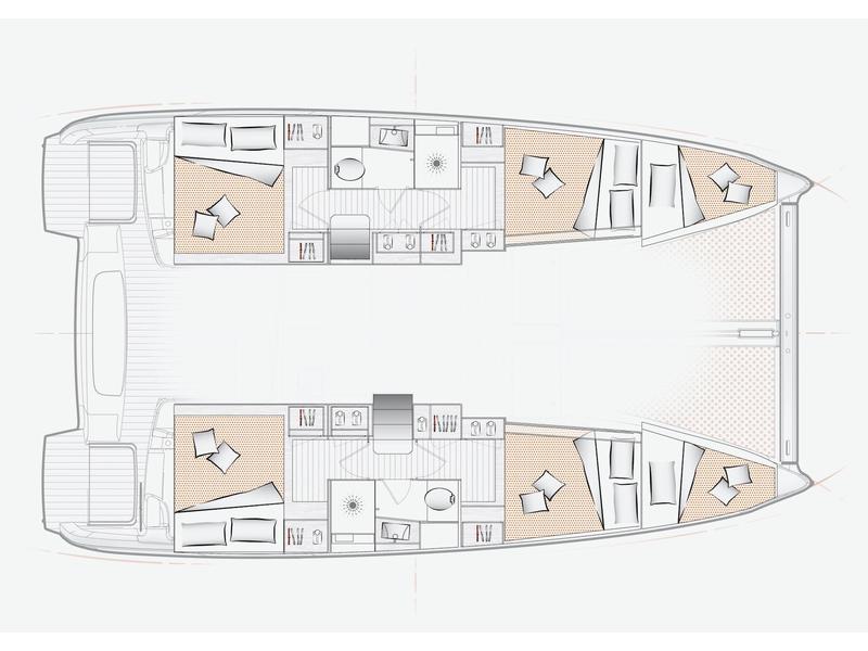Book yachts online - catamaran - Excess 11 - Amare II - rent