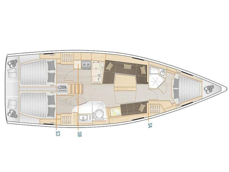 Book yachts online - sailboat - Hanse 418 - Mystique - rent
