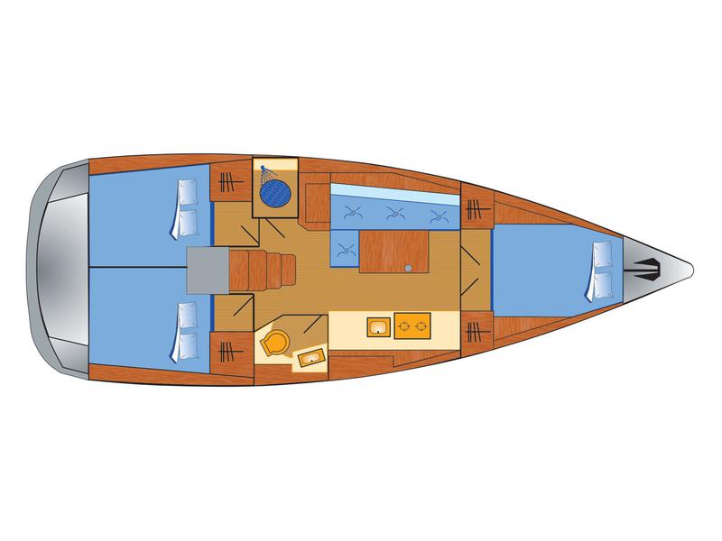 Book yachts online - sailboat - Oceanis 38.1 - Tena - rent
