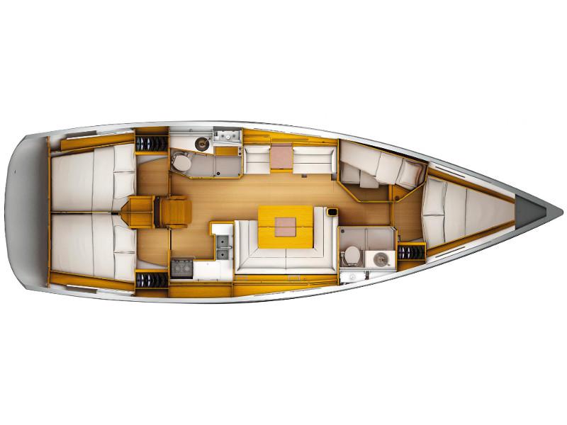 Book yachts online - sailboat - Sun Odyssey 449 - TORTUGA - rent