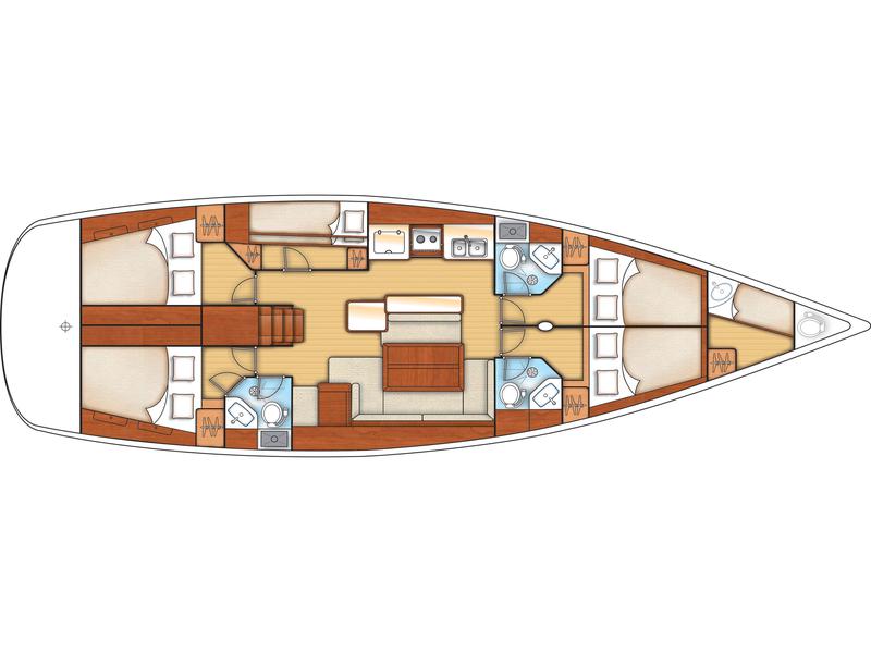 Book yachts online - sailboat - Oceanis 50 Family - GANGES - rent