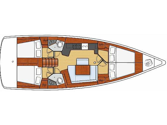 Book yachts online - sailboat - Oceanis 45 - Chilli Pepper - rent