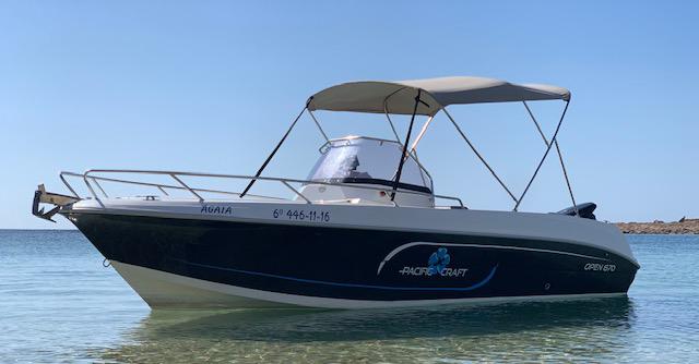 Book yachts online - motorboat - Pacific Craft 670 - Capritxu - rent