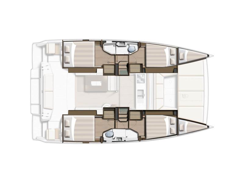 Book yachts online - catamaran - Bali 3.8 - Kos 38 - Model 2023! With generator, A/C, invrter, solar panels  - rent