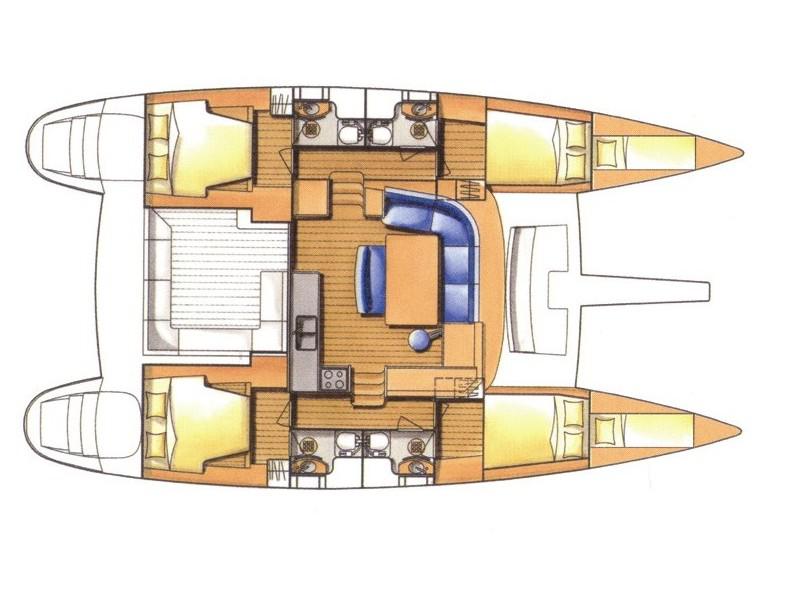 Book yachts online - catamaran - Lagoon 440 - Akik - rent