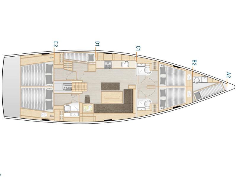 Book yachts online - sailboat - Hanse 508 - HAMAM - rent