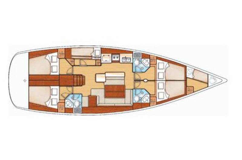 Book yachts online - sailboat - Oceanis 50 Family - Ippolity - rent