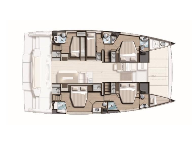 Book yachts online - catamaran - Bali 4.8 - Yemaya - rent