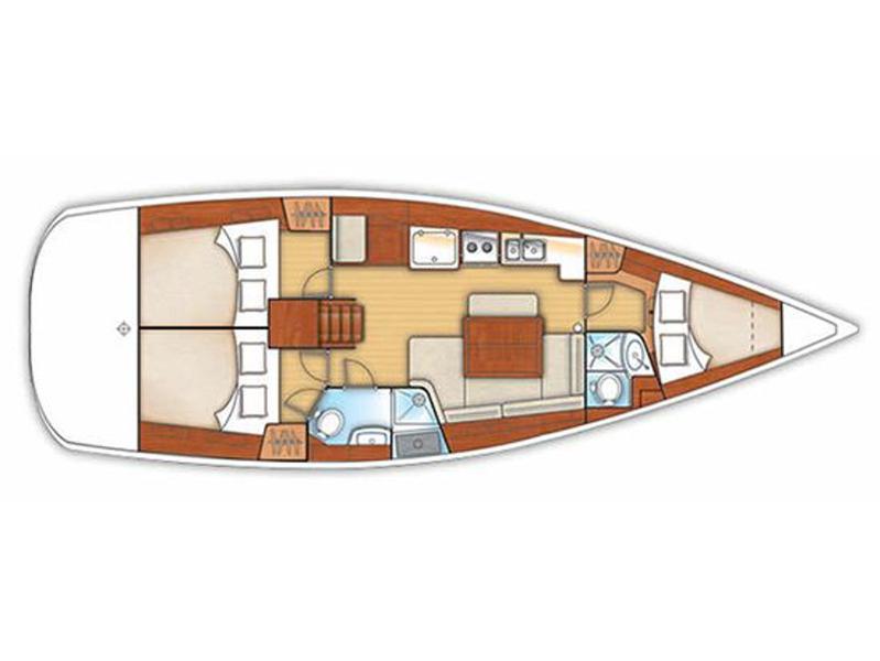 Book yachts online - sailboat - Oceanis 40 - Sapphire - rent