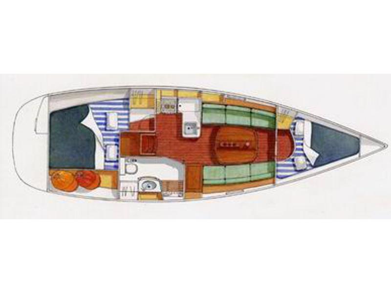 Book yachts online - sailboat - Oceanis 323 - 4 Venti - rent