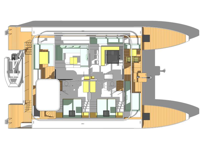 Book yachts online - catamaran - Ocean Beast 65 - Irina Full Charter (8 Pax) - rent