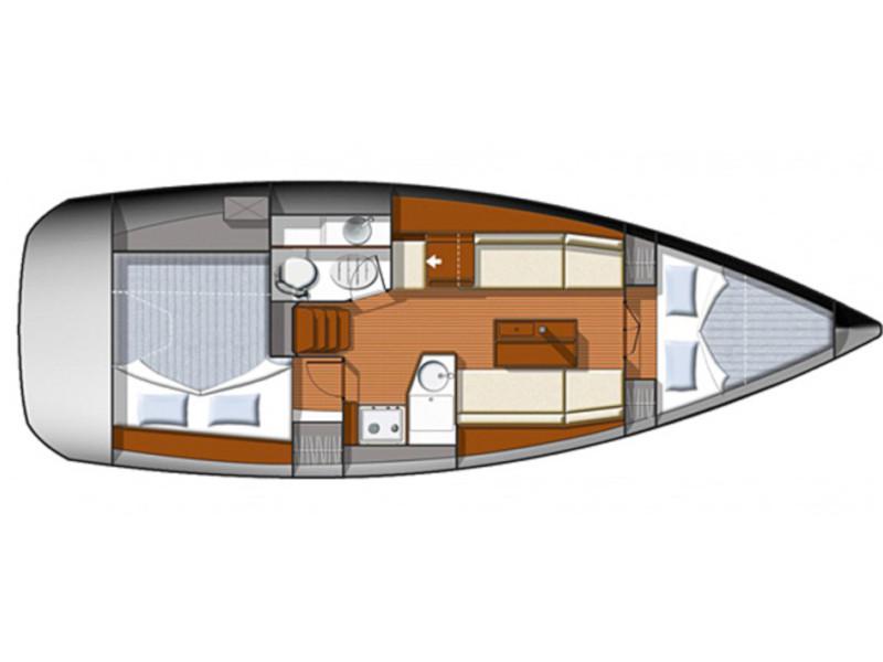 Book yachts online - sailboat - Sun Odyssey 33i - Britannia - rent