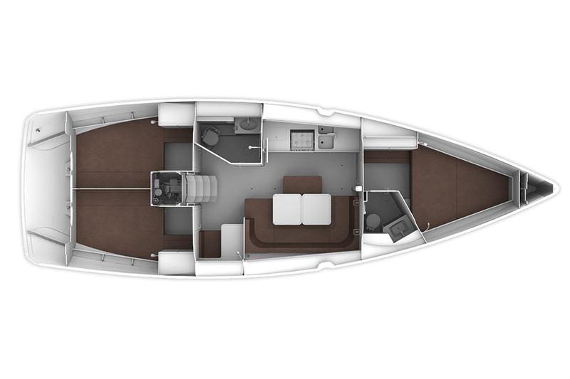 Book yachts online - sailboat - Bavaria Cruiser 41 - MH 76 - rent