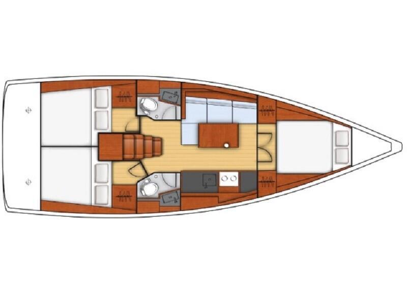 Book yachts online - sailboat - Oceanis 38.1 - Cala - rent