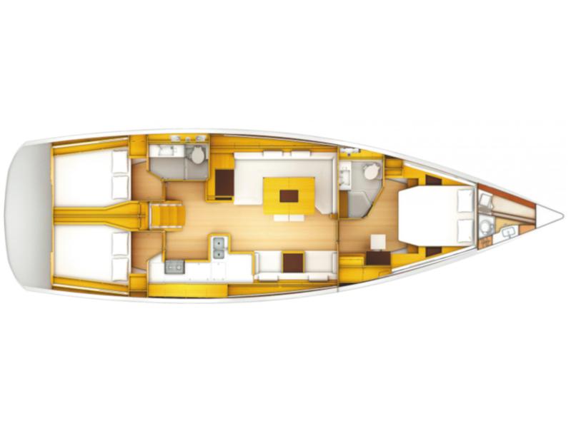 Book yachts online - sailboat - Sun Odyssey 509 - YOLO - rent